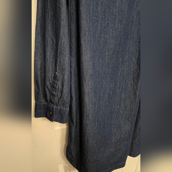 Old Navy Blue Denim Long Sleeve Dress - Picture 6 of 9